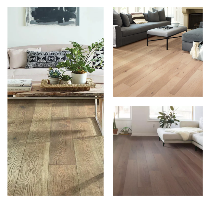 Types of residential hardwood flooring