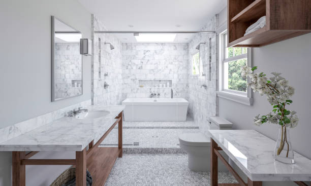 Bathroom natural stone | McCool's Flooring
