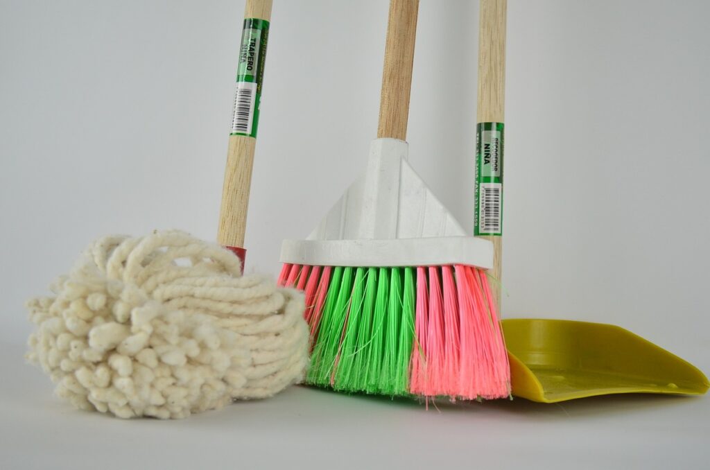 Broom mop dustpan | McCools Flooring