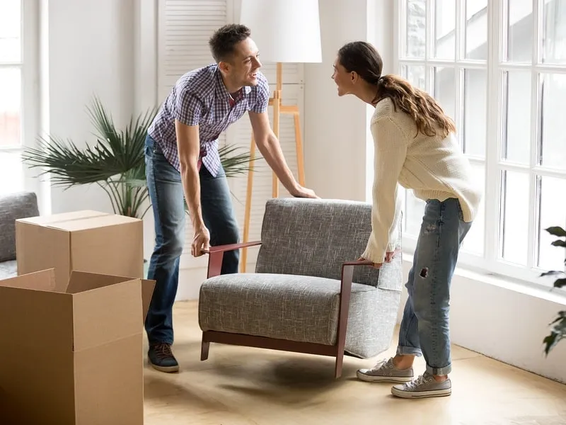 Moving sofa | McCool's Flooring